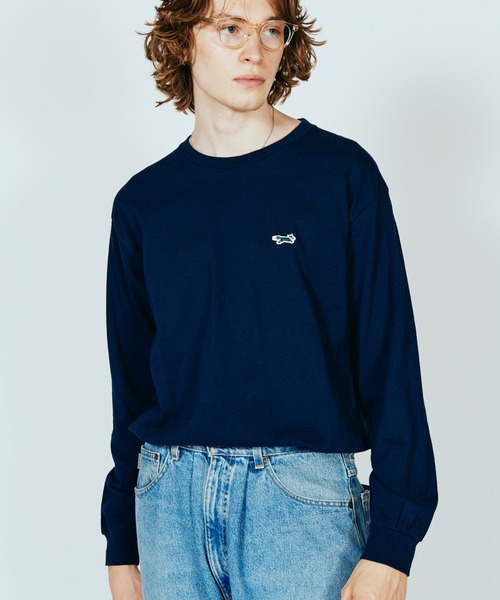 PENNEYS(ぺニーズ)の「PENNEY'S / ペニーズ FOX BASIC CREW LS TEEフォックスベーシッククルーネック長袖(ユニセックス)(Tシャツ/カットソー・メンズ・ブラック/サンドベージュ/ライトグレー/グリーン/ホワイト/ネイビー・MEDIUM/LARGE/SMALL/X-LARGE)」の20枚目の写真