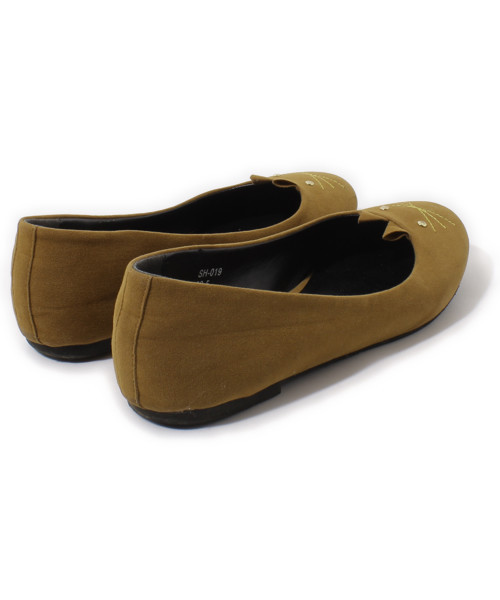 I am I （アイアムアイ）の「フラットパンプス（パンプス・レディース・ブラウン・22.5cm）」の3枚目の写真