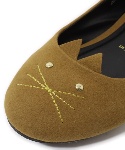 I am I （アイアムアイ）の「フラットパンプス（パンプス・レディース・ブラウン・22.5cm）」の4枚目の写真