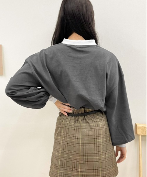 apres jour(アプレジュール)の「くま刺繍ポロシャツ【ZOZOTOWN限定アイテム】(ポロシャツ・レディース・ライトベージュ/アイボリー/ダークブルー/ブラック・X-LARGE/フリー)」の14枚目の写真