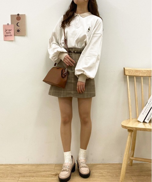 apres jour(アプレジュール)の「くま刺繍ポロシャツ【ZOZOTOWN限定アイテム】(ポロシャツ・レディース・ライトベージュ/アイボリー/ダークブルー/ブラック・X-LARGE/フリー)」の22枚目の写真