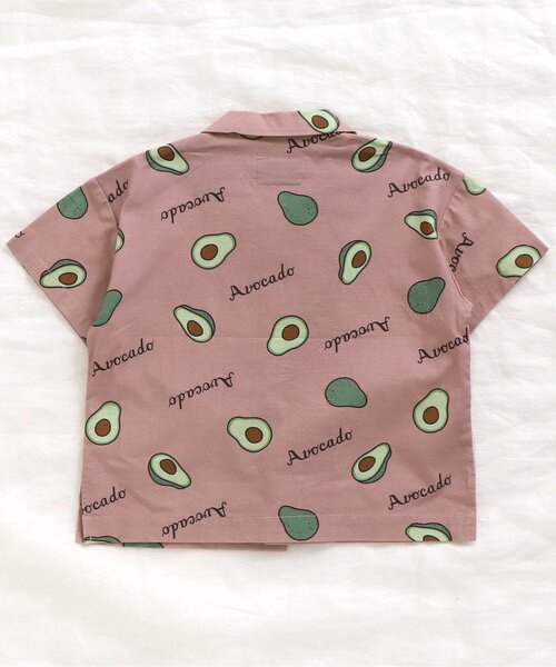 apres les cours（アプレレクール）の「/3柄アロハシャツ（シャツ/ブラウス・キッズ・キナリ/サックスブルー/サーモンピンク・130cm/100cm/120cm/110cm/90cm/140cm/80ｃｍ）」の5枚目の写真