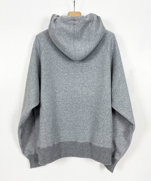 KIIT(キート)の「KIIT キート / FLEECE LINING HOODED SWEAT SHIRT コットンアクリルパイル裏起毛パーカー(セットアップ) フーディー / KIL-T98-007(パーカー・メンズ・霜降りグレー/オフホワイト/ブラック・3/2/1)」の12枚目の写真