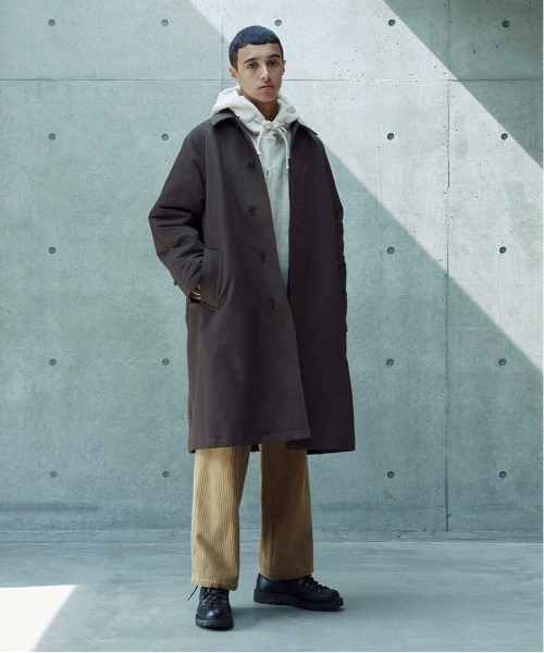 KIIT(キート)の「KIIT キート / FLEECE LINING HOODED SWEAT SHIRT コットンアクリルパイル裏起毛パーカー(セットアップ) フーディー / KIL-T98-007(パーカー・メンズ・霜降りグレー/オフホワイト/ブラック・3/2/1)」の7枚目の写真