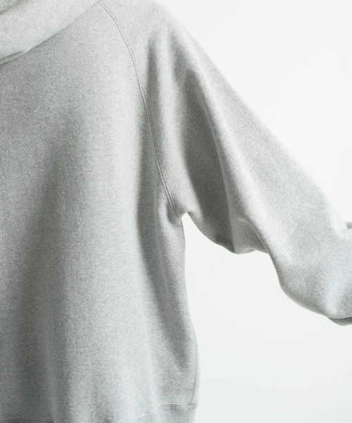 KIIT(キート)の「KIIT キート / FLEECE LINING HOODED SWEAT SHIRT コットンアクリルパイル裏起毛パーカー(セットアップ) フーディー / KIL-T98-007(パーカー・メンズ・霜降りグレー/オフホワイト/ブラック・3/2/1)」の21枚目の写真