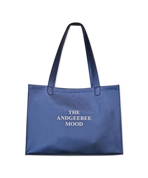 ANDGEEBEE(アンジービー)の「【UNISEX】フェイクレザーショッパーバッグ(ショルダーバッグ・レディース・ブラック/ブルー・FREE)」の7枚目の写真