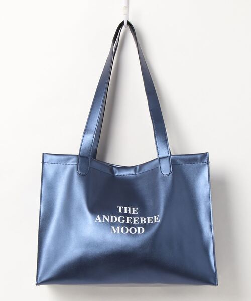 ANDGEEBEE(アンジービー)の「【UNISEX】フェイクレザーショッパーバッグ(ショルダーバッグ・レディース・ブラック/ブルー・FREE)」の20枚目の写真