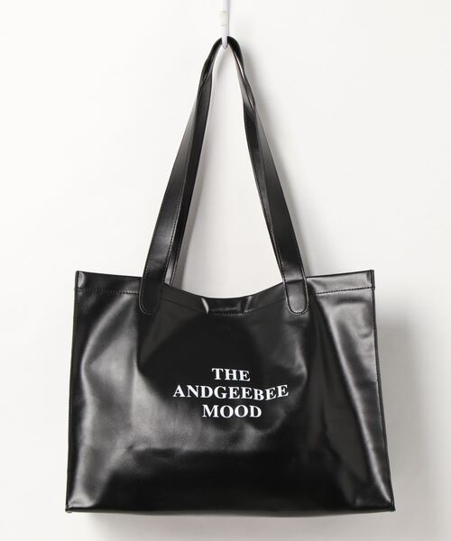 ANDGEEBEE(アンジービー)の「【UNISEX】フェイクレザーショッパーバッグ(ショルダーバッグ・レディース・ブラック/ブルー・FREE)」の21枚目の写真