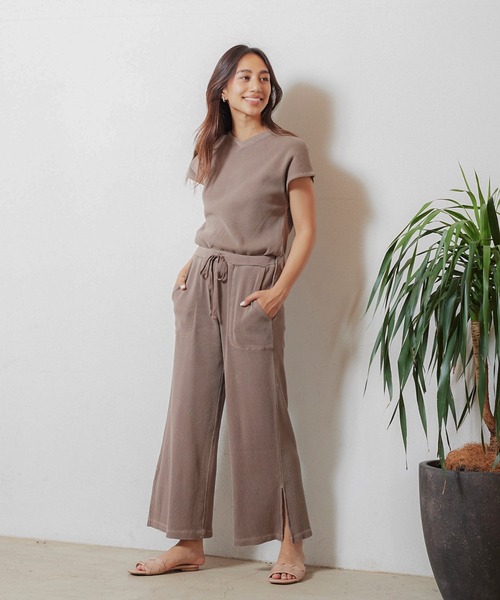 BILLABONG(ビラボン)の「BILLABONG ALL IN ONE (ビラボン )(3colors)(BB013351)(つなぎ/オールインワン・レディース・グレイッシュブルー/グリーン/ブラウン・L/M)」の2枚目の写真
