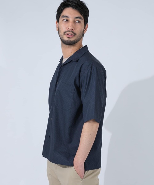 URBAN RESEARCH ROSSO MEN(アーバンリサーチロッソメン)の「『XLサイズあり』小紋柄オープンカラー半袖シャツ(シャツ/ブラウス・メンズ・ネイビー/ブルー/ブルー系その他・SMALL/MEDIUM/LARGE/X-LARGE)」の11枚目の写真