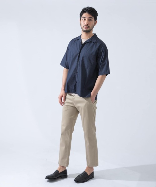 URBAN RESEARCH ROSSO MEN(アーバンリサーチロッソメン)の「『XLサイズあり』小紋柄オープンカラー半袖シャツ(シャツ/ブラウス・メンズ・ネイビー/ブルー/ブルー系その他・SMALL/MEDIUM/LARGE/X-LARGE)」の6枚目の写真