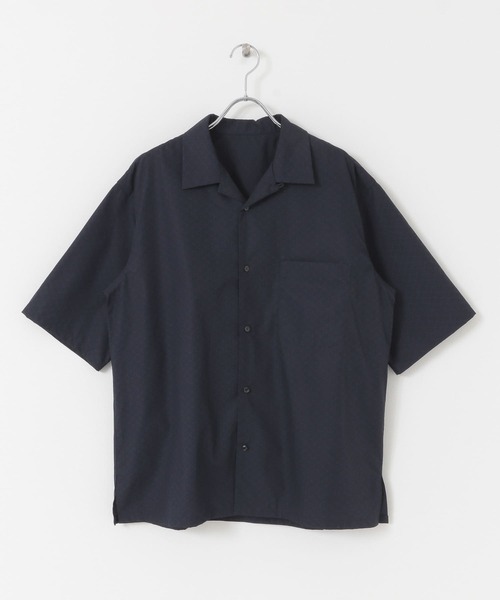 URBAN RESEARCH ROSSO MEN(アーバンリサーチロッソメン)の「『XLサイズあり』小紋柄オープンカラー半袖シャツ(シャツ/ブラウス・メンズ・ネイビー/ブルー/ブルー系その他・SMALL/MEDIUM/LARGE/X-LARGE)」の14枚目の写真