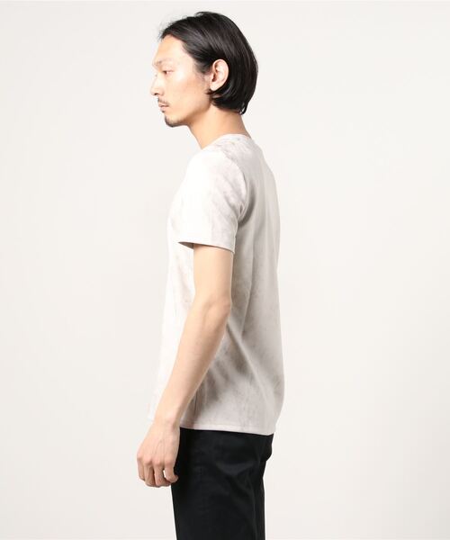 TORNADO MART（トルネードマート）の「TORNADO MART∴クラックフォイル半袖カットソー（Tシャツ/カットソー・メンズ・ライトグレー/ブラック/ピンク・MEDIUM/LARGE/LL）」の5枚目の写真