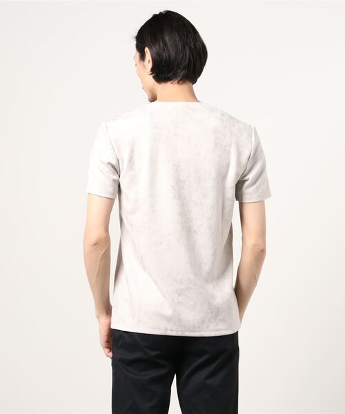 TORNADO MART（トルネードマート）の「TORNADO MART∴クラックフォイル半袖カットソー（Tシャツ/カットソー・メンズ・ライトグレー/ブラック/ピンク・MEDIUM/LARGE/LL）」の4枚目の写真