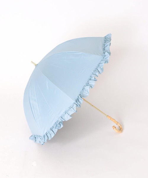 Cepica(セピカ)の「【pink trick / ピンクトリック】フリル完全遮光長傘(晴雨兼用)(長傘・レディース・ホワイト/ブラック/ネイビー/ブルー/ベージュ/ラベンダー/カーキ/ピンク・FREE)」の18枚目の写真