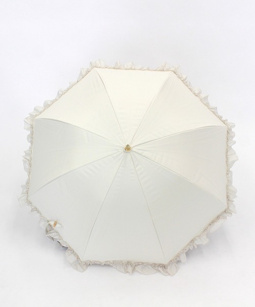 Cepica(セピカ)の「【pink trick / ピンクトリック】フリル完全遮光長傘(晴雨兼用)(長傘・レディース・ホワイト/ブラック/ネイビー/ブルー/ベージュ/ラベンダー/カーキ/ピンク・FREE)」の9枚目の写真