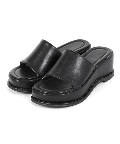 Figments（フィグメンツ）の「ボリュームサンダル（サンダル・レディース・ブラック/グリーン・SMALL/MEDIUM）」の9枚目の写真