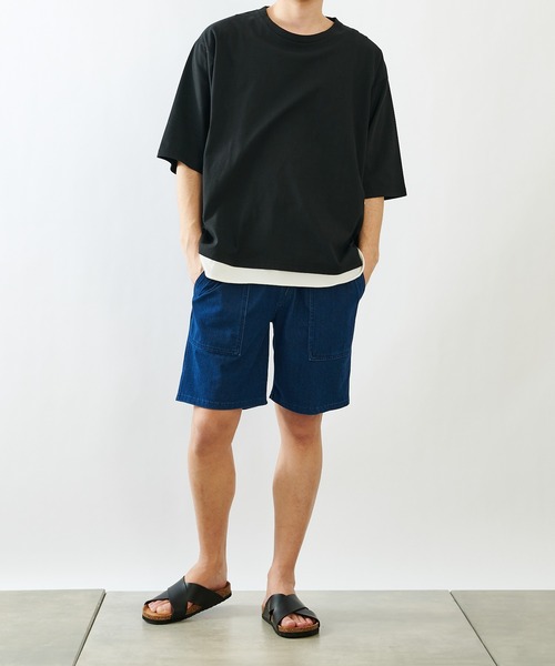 COLONY 2139（コロニートゥーワンスリーナイン）の「【ULTRA HYBRID】USAコットンレイヤードT（Tシャツ/カットソー・メンズ・オフホワイト/チャコールグレー/ブラック/ホワイト系その他・MEDIUM/X-LARGE/LARGE）」の19枚目の写真