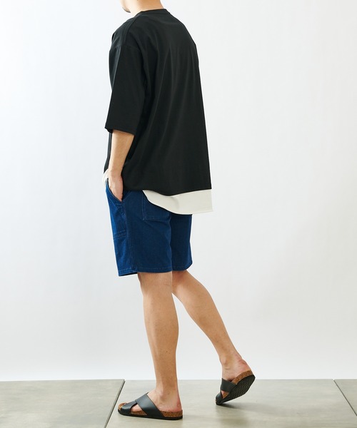 COLONY 2139（コロニートゥーワンスリーナイン）の「【ULTRA HYBRID】USAコットンレイヤードT（Tシャツ/カットソー・メンズ・オフホワイト/チャコールグレー/ブラック/ホワイト系その他・MEDIUM/X-LARGE/LARGE）」の20枚目の写真