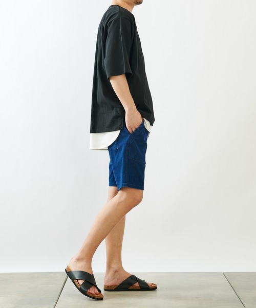 COLONY 2139（コロニートゥーワンスリーナイン）の「【ULTRA HYBRID】USAコットンレイヤードT（Tシャツ/カットソー・メンズ・オフホワイト/チャコールグレー/ブラック/ホワイト系その他・MEDIUM/X-LARGE/LARGE）」の22枚目の写真