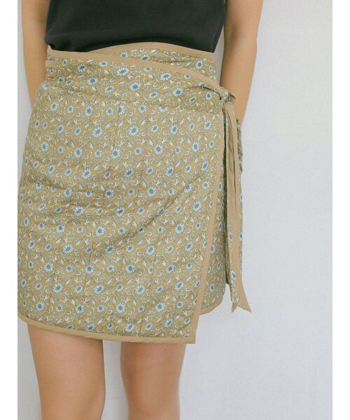 Ungrid（アングリッド）の「キルティングデザインミニスカート（スカート・レディース・ベージュ/ネイビー・FREE）」の12枚目の写真