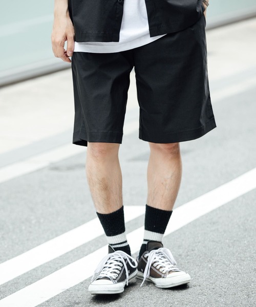 ITEMS URBANRESEARCH（アイテムズ アーバンリサーチ）の「『セットアップ着用可能』ナイロンストレッチタイプライターEASYショーツ（その他パンツ・メンズ・ブラック/グレー/ベージュ・MEDIUM/LARGE）」の10枚目の写真