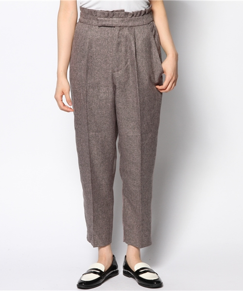 mystic（ミスティック）の「ツイルMIXタックパンツ（その他パンツ・レディース・ブルー/ライトグレー/ピンク/ブラック・ﾌﾘ-）」の4枚目の写真