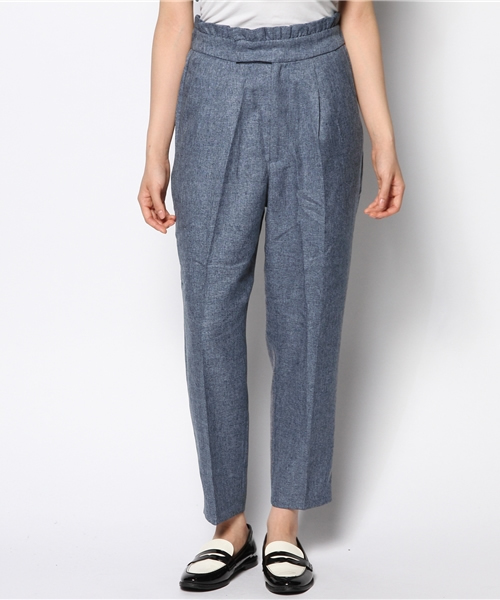 mystic（ミスティック）の「ツイルMIXタックパンツ（その他パンツ・レディース・ブルー/ライトグレー/ピンク/ブラック・ﾌﾘ-）」の3枚目の写真