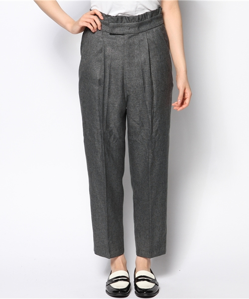 mystic（ミスティック）の「ツイルMIXタックパンツ（その他パンツ・レディース・ブルー/ライトグレー/ピンク/ブラック・ﾌﾘ-）」の2枚目の写真