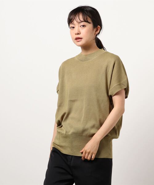 Lugnoncure（ルノンキュール）の「チューリップスリーブニットプルオーバー（ニット/セーター・レディース・オフホワイト/グリーン/ブラック・ﾌﾘ-）」の3枚目の写真