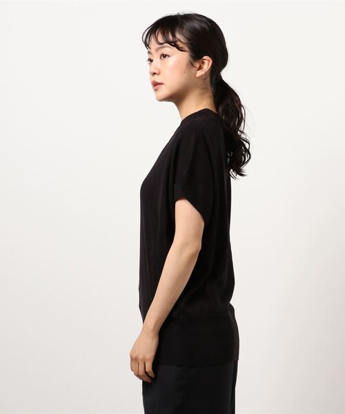 Lugnoncure（ルノンキュール）の「チューリップスリーブニットプルオーバー（ニット/セーター・レディース・オフホワイト/グリーン/ブラック・ﾌﾘ-）」の4枚目の写真