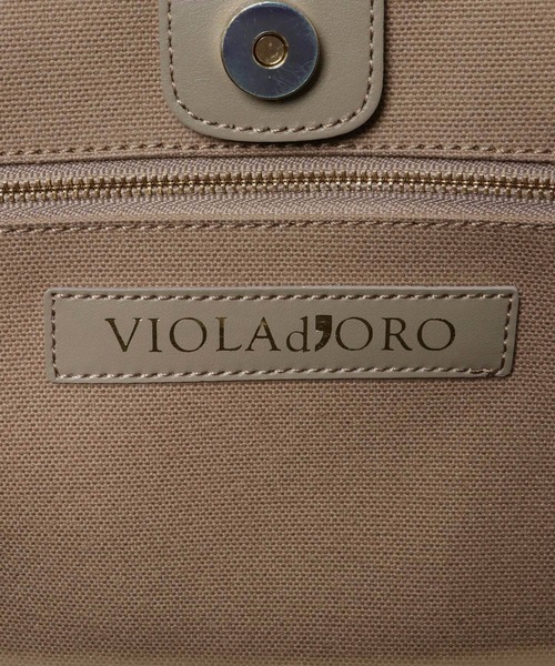 URBAN RESEARCH Sonny Label（アーバンリサーチサニーレーベル）の「VIOLAd’ORO　BRUNO V-1368C（トートバッグ・レディース・アイボリー/ブラック/モカ・ONE）」の5枚目の写真