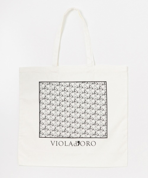 URBAN RESEARCH Sonny Label（アーバンリサーチサニーレーベル）の「VIOLAd’ORO　BRUNO V-1368C（トートバッグ・レディース・アイボリー/ブラック/モカ・ONE）」の18枚目の写真