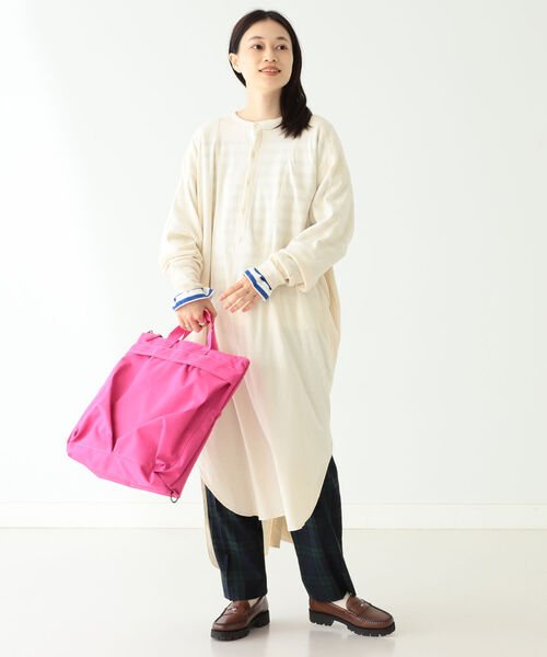 BEAMS BOY（ビームスボーイ）の「BEAMS BOY / 3Way ヘルメット バッグ（ショルダーバッグ・レディース・ブラック/ブラウン系その他4/ピンク・ONE SIZE）」の6枚目の写真