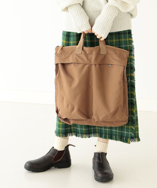 BEAMS BOY（ビームスボーイ）の「BEAMS BOY / 3Way ヘルメット バッグ（ショルダーバッグ・レディース・ブラック/ブラウン系その他4/ピンク・ONE SIZE）」の9枚目の写真