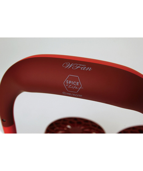 SPICE OF LIFE（スパイス オブ ライフ）の「【正規品/在庫限り】両手が使える ハンズフリー扇風機「WFan(ダブルファン) ヨガエアー」[進撃の巨人モデル] 調査兵団/超大型巨人（アウトドアグッズ・メンズ・レッド/グリーン・ONE SIZE）」の11枚目の写真