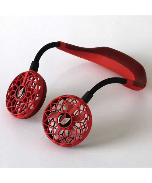 SPICE OF LIFE（スパイス オブ ライフ）の「【正規品/在庫限り】両手が使える ハンズフリー扇風機「WFan(ダブルファン) ヨガエアー」[進撃の巨人モデル] 調査兵団/超大型巨人（アウトドアグッズ・メンズ・レッド/グリーン・ONE SIZE）」の20枚目の写真