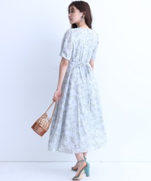 ジャスグリッティー　ワンピース　試着のみ　可愛い　綺麗　おしゃれ 新品未使用 JUSGLITTY (ジャスグリッティー) 花柄プリーツ