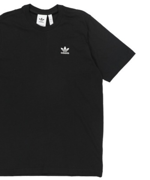 adidas（アディダス）の「【adidas / アディダス】ワンポイントロゴ Tシャツ（Tシャツ/カットソー・レディース・ホワイト/ブラック/ベージュ・M/L）」の2枚目の写真