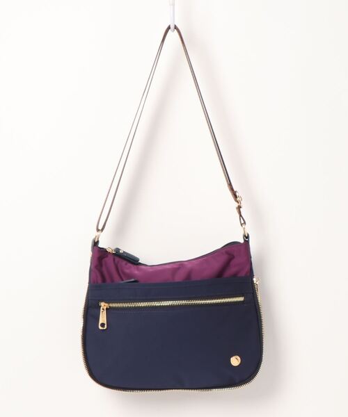 SAC（サック）の「撥水ポリエステルバイカラー　ショルダーバッグ  Happy&Sac（ショルダーバッグ・レディース・ブラック/ネイビー/グレー/カーキ・FREE）」の11枚目の写真