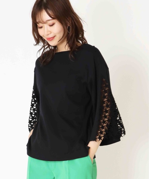 nozomi ishiguro ドッキング変形5分袖スウェットカットソー nozomi ishiguro ドッキング変形5分袖スウェットカットソー 高質