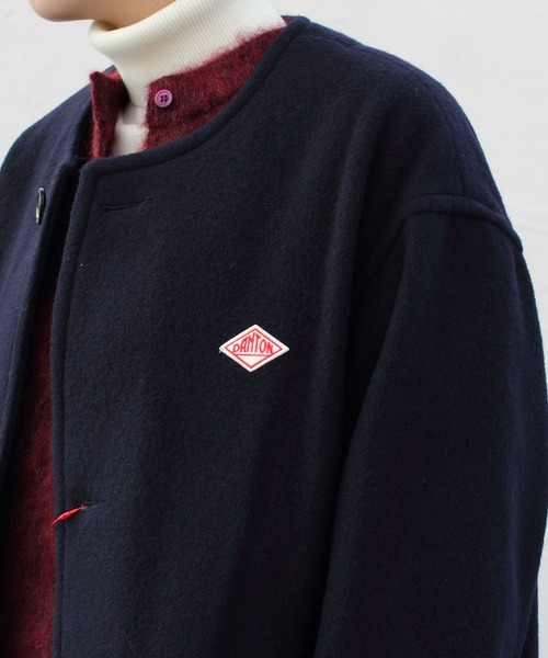 DANTON（ダントン）の「DANTON/ダントン ウールカラーレスコート