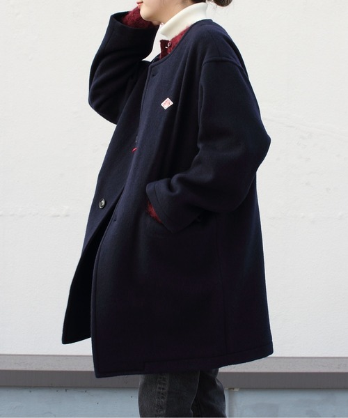 DANTON（ダントン）の「DANTON/ダントン ウールカラーレスコート