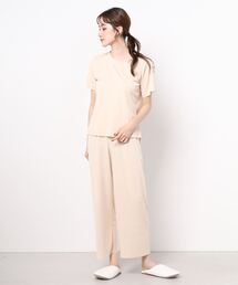 SFW（エスエフダブリュー）の「ルームウェア セットアップ ショートパンツ 3点（ルームウェア/パジャマ）」