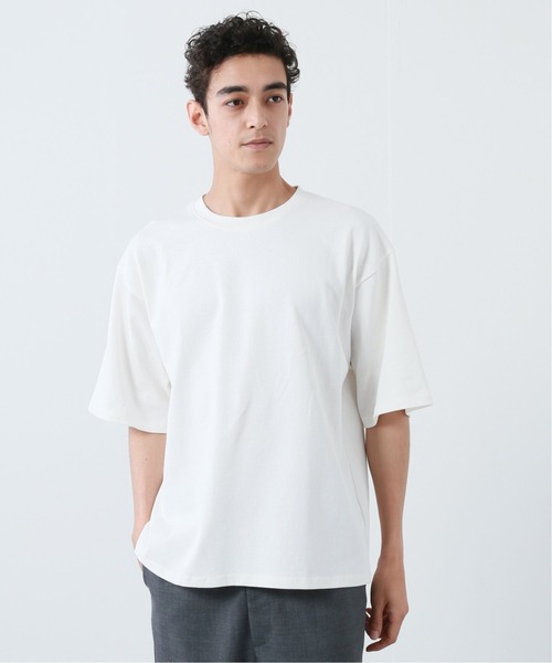 JOURNAL STANDARD(ジャーナルスタンダード)の「C/HEMP クルーネック ショートスリーブTシャツ(Tシャツ/カットソー・メンズ・ホワイト/ライトグレー/ブラック/オレンジ/ライトグリーン・SMALL/MEDIUM/LARGE)」の2枚目の写真