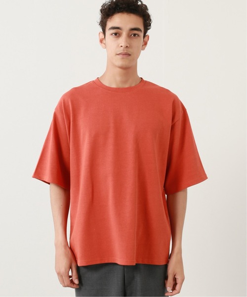 JOURNAL STANDARD(ジャーナルスタンダード)の「C/HEMP クルーネック ショートスリーブTシャツ(Tシャツ/カットソー・メンズ・ホワイト/ライトグレー/ブラック/オレンジ/ライトグリーン・SMALL/MEDIUM/LARGE)」の6枚目の写真