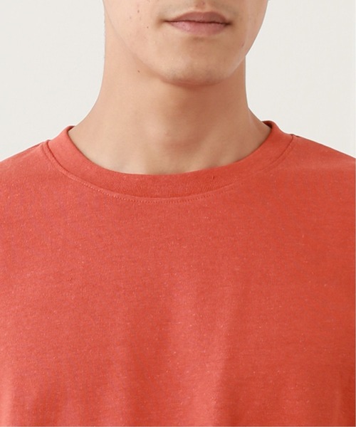 JOURNAL STANDARD(ジャーナルスタンダード)の「C/HEMP クルーネック ショートスリーブTシャツ(Tシャツ/カットソー・メンズ・ホワイト/ライトグレー/ブラック/オレンジ/ライトグリーン・SMALL/MEDIUM/LARGE)」の10枚目の写真