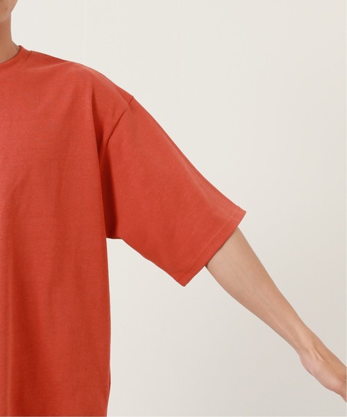 JOURNAL STANDARD(ジャーナルスタンダード)の「C/HEMP クルーネック ショートスリーブTシャツ(Tシャツ/カットソー・メンズ・ホワイト/ライトグレー/ブラック/オレンジ/ライトグリーン・SMALL/MEDIUM/LARGE)」の8枚目の写真