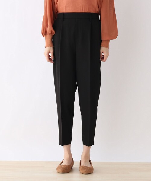 SHOO・LA・RUE(シューラルー)の「◆【S-LL/股下短め/3Dスキャン】ドライタッチテーパードパンツ(その他パンツ・レディース・ブラック/ナチュラル/レンガ/グレー系その他2・04/02/03/01)」の10枚目の写真