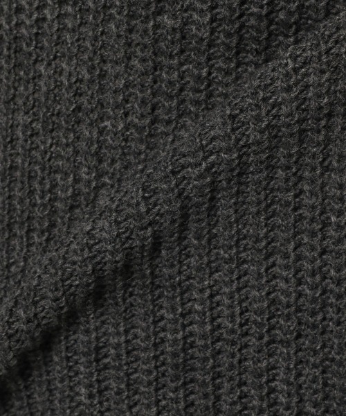 LEPSIM（レプシィム）の「３Ｇイタリアアゼニット　951916（ニット/セーター・レディース・チャコールグレー/ラベンダー/マスタード/グレイッシュベージュ・FREE）」の7枚目の写真